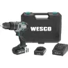 Compra TALADRO PERCUTOR 18V, 60NM 2 BATERIAS DE 2.0 AH Y CARGADOR WESCO WS2419K2 al mejor precio