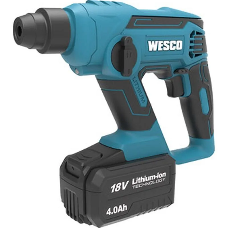 Compra MARTILLO 18 V 1,3J BATERIA DE 4.0 AH Y CARGADOR WESCO WS2990 al mejor precio