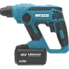 Compra MARTILLO 18 V 1,3J BATERIA DE 4.0 AH Y CARGADOR WESCO WS2990 al mejor precio