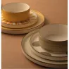 Compra SET 3 PLATOS 1 SERVICIO CERAMICA DECORADA VERDE 9448200 al mejor precio