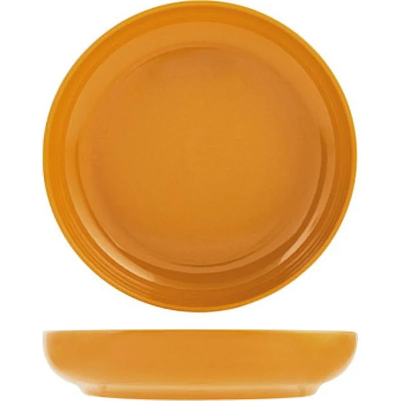 Compra PLATO HONDO STONEWARE ESTOCOLMO OCRE 22 CM 3237602 al mejor precio