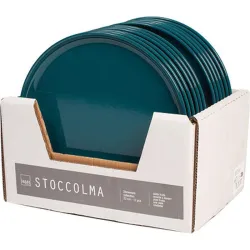 Compra PLATO POSTRE STONEWARE ESTOCOLMO AZUL 22 CM 3237703 al mejor precio