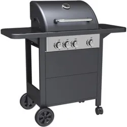 BARBACOA GAS 3 QUEMADORES +...