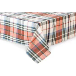 Compra MANTEL ALGODON CUADROS AUTUM 140 X 240 CM NON 9391624 al mejor precio