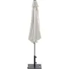 PARASOL ALUMINIO BLANCO 3 M TUBO 48 MM IMPORT YI48308/WHITE