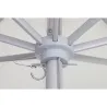 PARASOL ALUMINIO BLANCO 3 M TUBO 48 MM IMPORT YI48308/WHITE