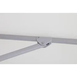 PARASOL ALUMINIO BLANCO 3 M TUBO 48 MM IMPORT YI48308/WHITE