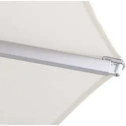PARASOL ALUMINIO BLANCO 3 M TUBO 48 MM IMPORT YI48308/WHITE
