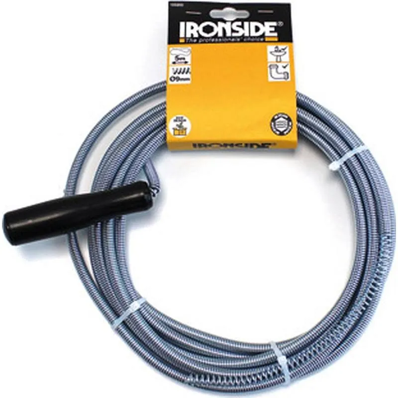 Compra DESATASCADOR DE MUELLE PARA TUBERIAS 5 M X 9 MM IRONSIDE 103253 al mejor precio