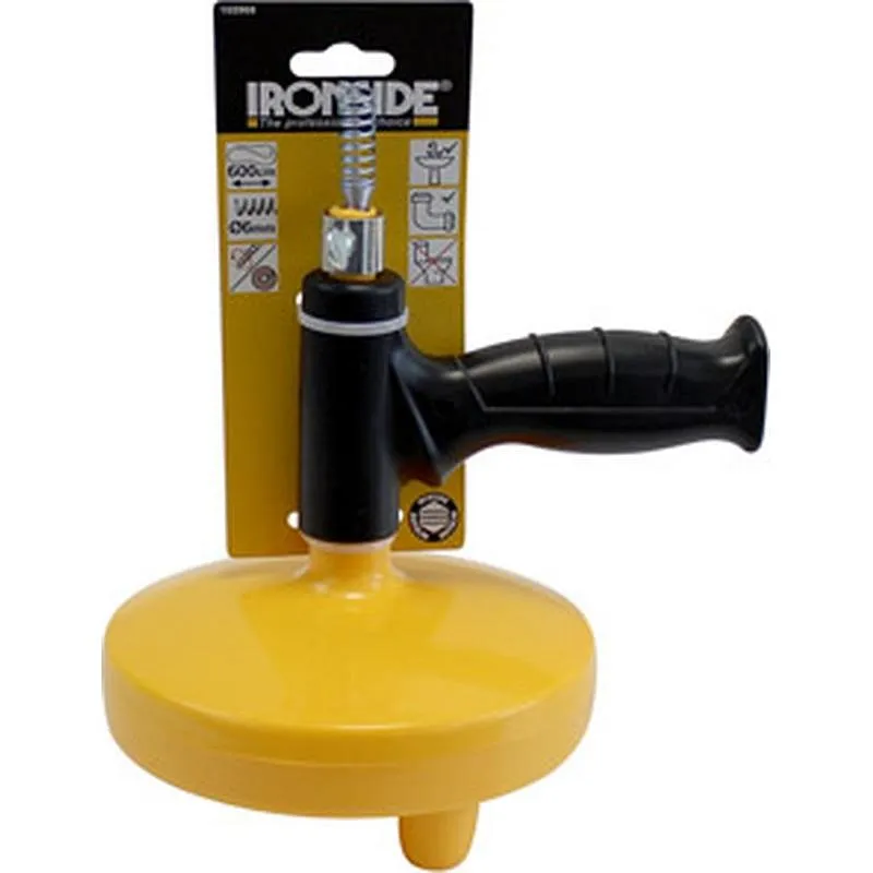 Compra DESATASCADOR DE MUELLE PARA TUBERIAS CON TAMBOR 6 M X 6 MM IRONSIDE 102968 al mejor precio