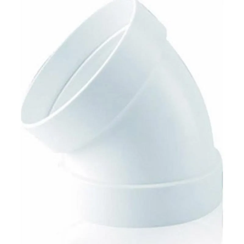 Compra CODO EXTRACCION AIRE TUBO REDONDO BP diametro 45 X 120MM TUBPLA 0876-B al mejor precio