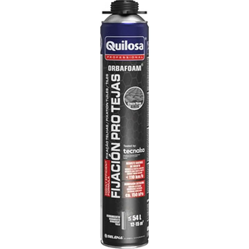 Compra ESPUMA POLIURETANO TEJAS ORBAFOAM PISTOLA 650 ML GRIS QUILOSA 10050639 al mejor precio