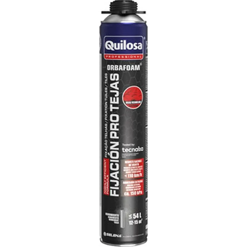 Compra ESPUMA POLIURETANO TEJAS ORBAFOAM PISTOLA 650 ML ROJO TEJA QUILOSA 10050638 al mejor precio