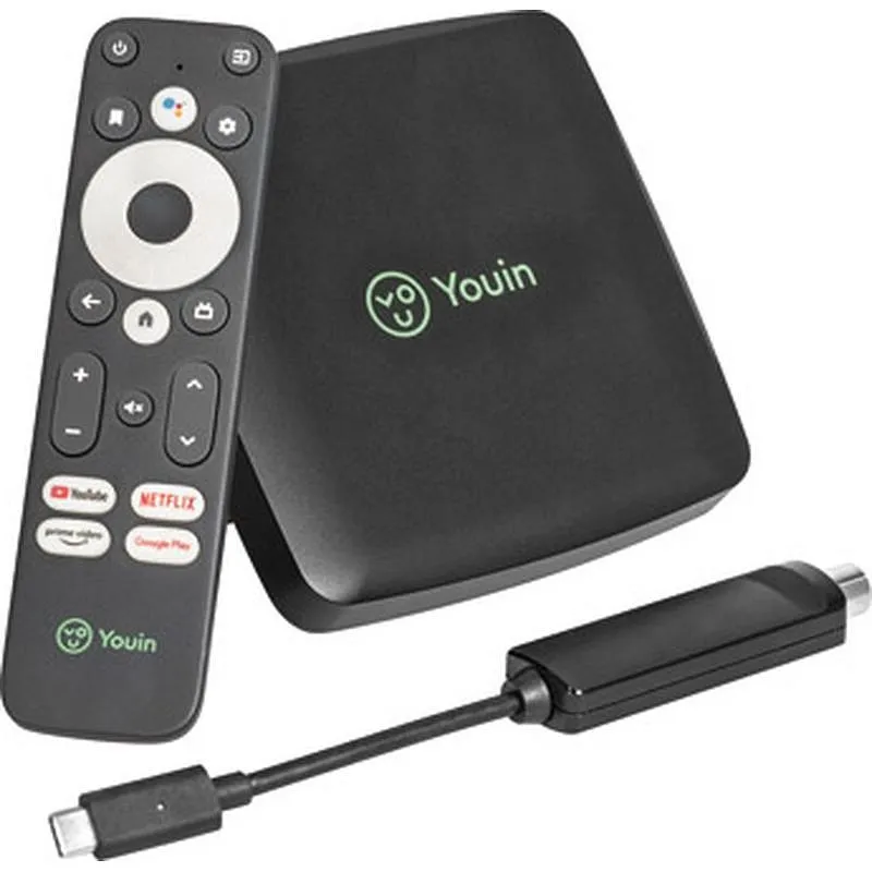 Compra RECEPTOR TDT TV ANDROID 4K CON ASISTENTE DE VOZ GOOGLE DVB-T2 YOU-BOX EN1060K al mejor precio