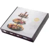 Compra BANDEJA SOPORTE 3 ALTURAS SET PRESENTACION diametro 18CM PIZARRA Y ACACIA + 4 CUCHILLOS QUESO TAYLOR'S SSCS46 al mejor precio
