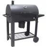 Compra BARBACOA CARBON BARRIL CON MESA AUXILIAR 116 X 58 X 118 CM NATUUR FT01-017 al mejor precio
