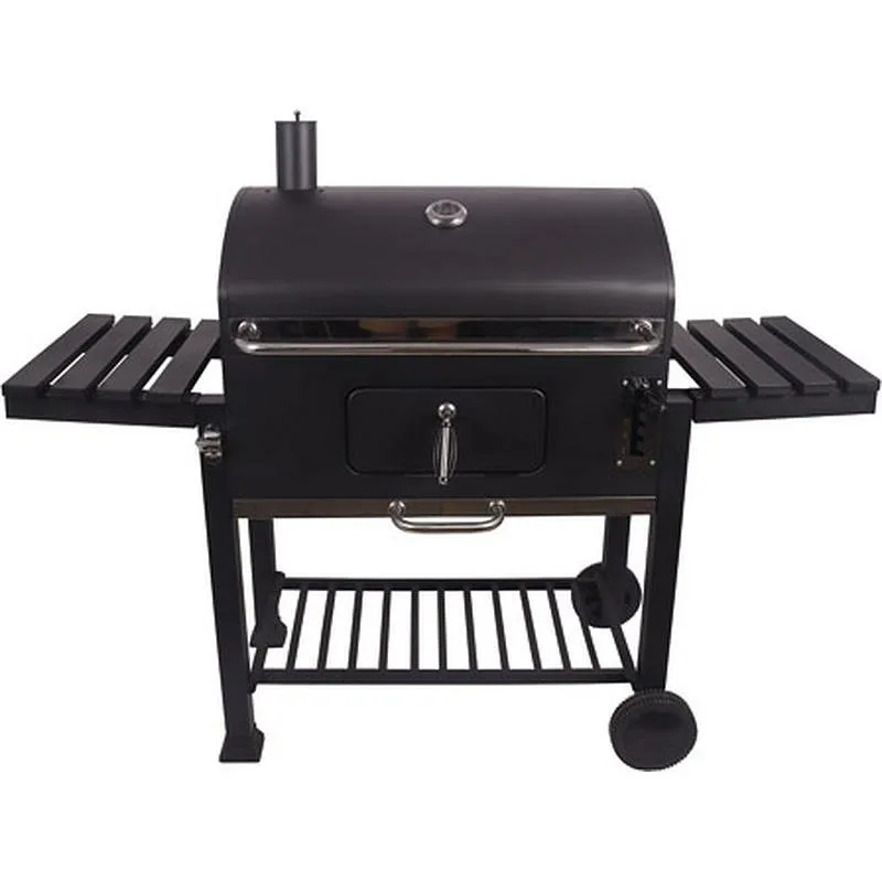 Compra BARBACOA CARBON DOS MESAS AUXILIARES 152,5 X 65 X 127 CM NATUUR KY4524HG al mejor precio