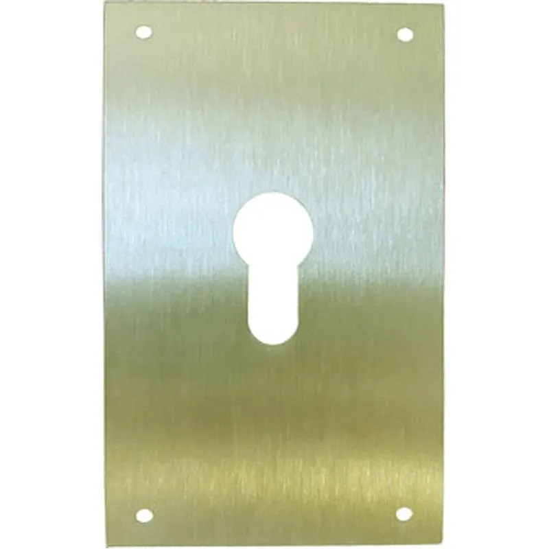 Compra PLACA CERRADURA 80X120MM BOCALLAVE PERA M-51/80120P, LATON MATE CLOVAN 51311 al mejor precio