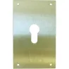Compra PLACA CERRADURA 80X120MM BOCALLAVE PERA M-51/80120P, LATON MATE CLOVAN 51311 al mejor precio