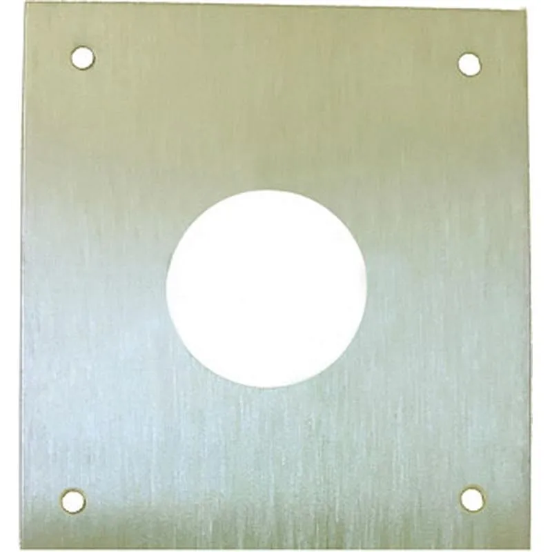 Compra PLACA CERRADURA 80X80MM BOCALLAVE REDONDA diametro28MM M-51/8080R-28, LATON MATE CLOVAN 51281 al mejor precio