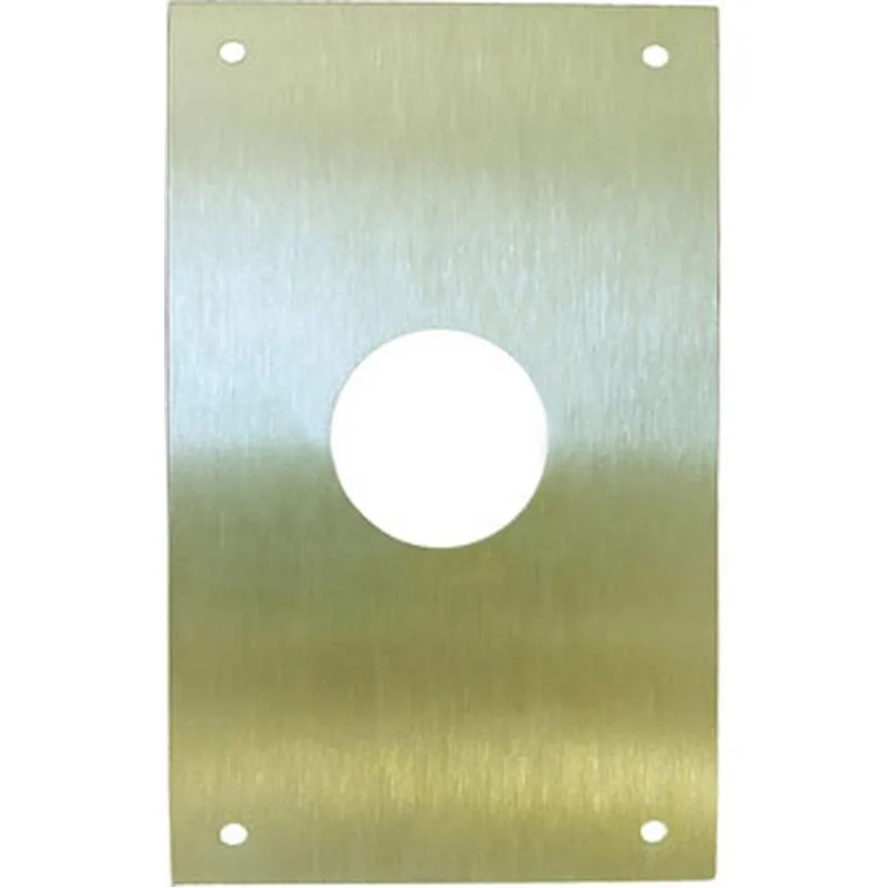Compra PLACA CERRADURA 80X120MM BOCALLAVE REDONDA diametro28MM M-51/80120R-28, LATON MATE CLOVAN 51331 al mejor precio