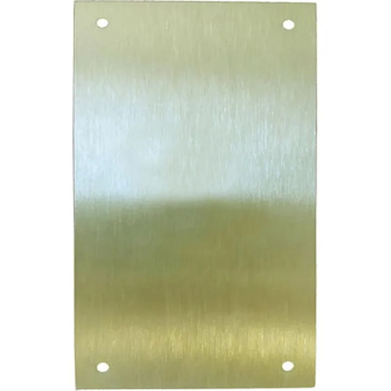 Compra PLACA CERRADURA 80X120MM CIEGA M-51/80120C, LATON MATE CLOVAN 51301 al mejor precio