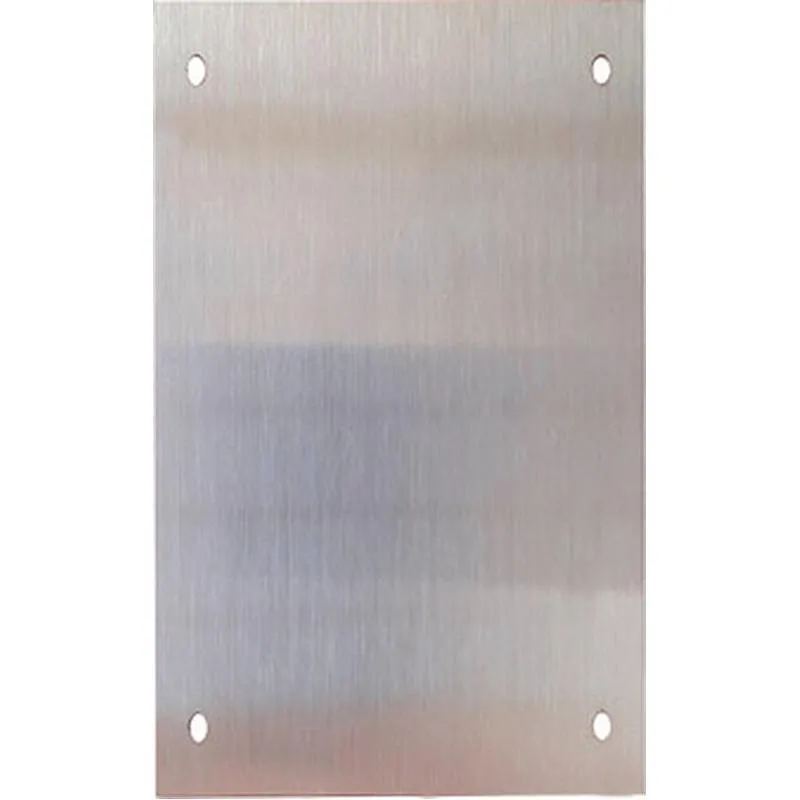 Compra PLACA CERRADURA 80X120MM CIEGA M-51/80120C, INOX SATINADO CLOVAN 51302 al mejor precio