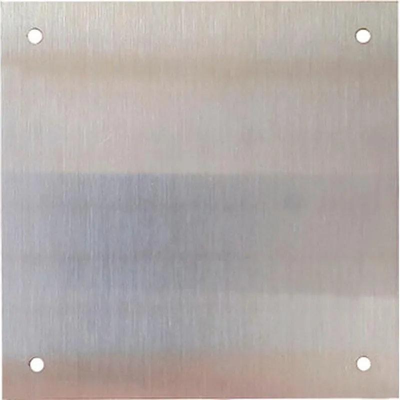 Compra PLACA CERRADURA 80X80MM CIEGA M-51/8080C, INOX SATINADO CLOVAN 51252 al mejor precio