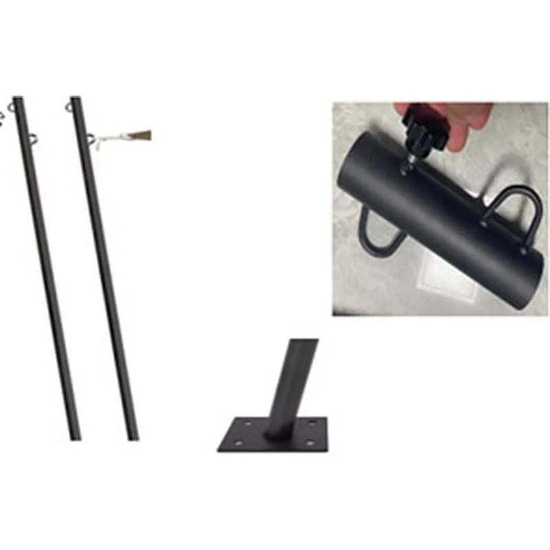 Compra POSTE PARA VELA DE SOMBREO 2 UDS diametro 32 MM 2,20 CM NEGRO NATUUR PSS1 al mejor precio