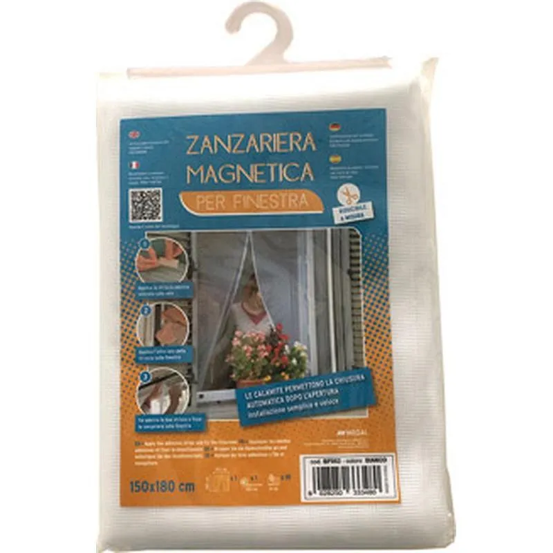 Compra MOSQUITERA VENTANA MAGNETICA 150 X 180 CM BLANCA NATUUR NT9716797 al mejor precio