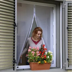 Compra MOSQUITERA VENTANA MAGNETICA 150 X 180 CM BLANCA NATUUR NT9716797 al mejor precio