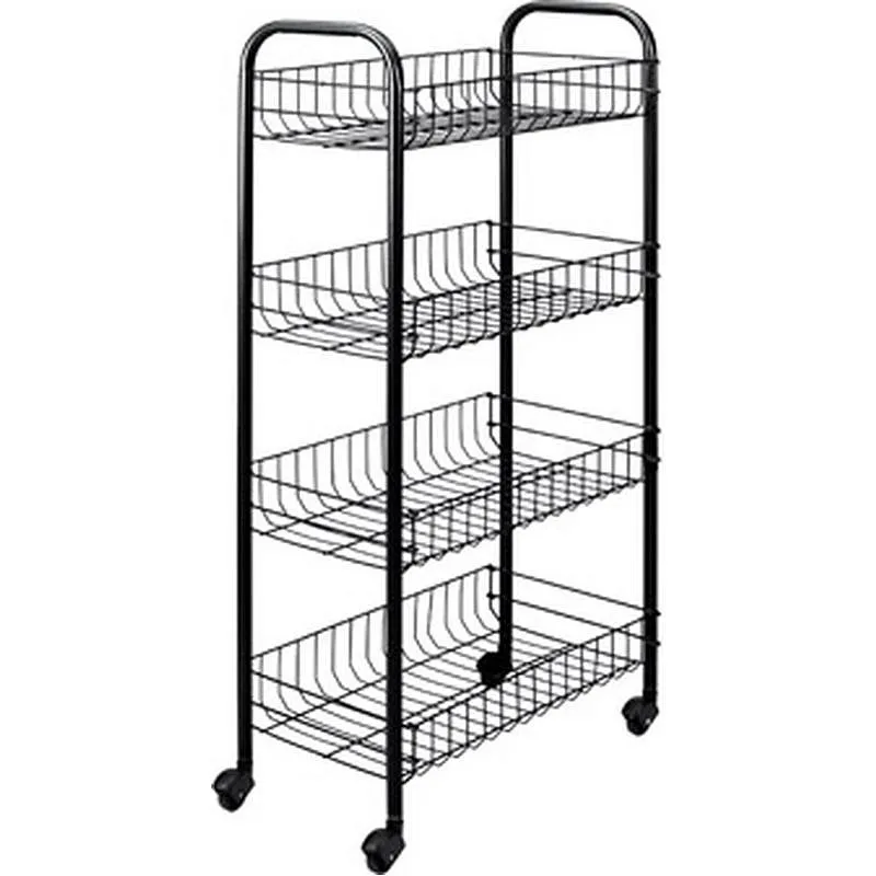 Compra CARRO MULTIUSO 4 CESTOS PISA NEGRO METALTEX 340634038 al mejor precio