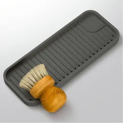 Compra BANDEJA FREGADERO SILICONA SARTENERO TYDI MAT 23X9CM CROMADO METALTEX 320490000 al mejor precio