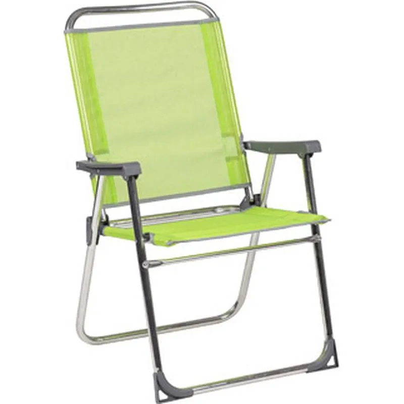 Compra SILLON PLAYA FIJO SEGURIDAD RESPALDO ALTO ALUMINIO FIBRELINE PISTACHO ALCO 637ALF-2424 al mejor precio