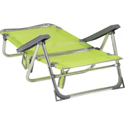 Compra SILLA PLAYA CON ASA MULTIPOSICION PATA TRASERA PLEGABLE ALUMINIO FIBRELINE PISTACHO ALCO 606ALF-2424 al mejor precio