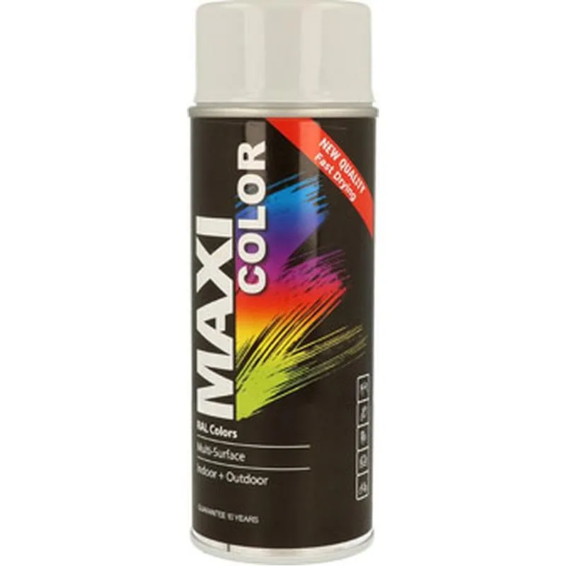 Compra PINTURA SPRAY MAXI COLOR BRILLO 400 ML RAL7035 GRIS LUMINOSO MOTIP MX7035 al mejor precio