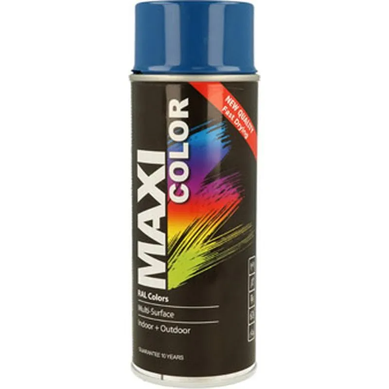 Compra PINTURA SPRAY MAXI COLOR BRILLO 400 ML RAL 5015 AZUL CELESTE MOTIP MX5015 al mejor precio