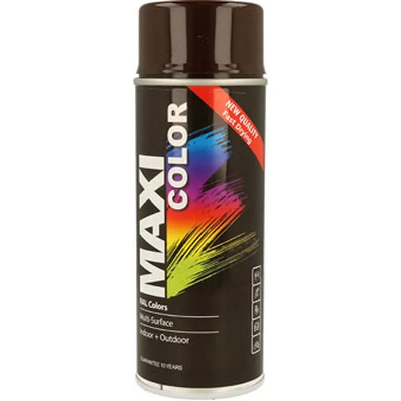 Compra PINTURA SPRAY MAXI COLOR BRILLO 400 ML RAL 8017 CHOCOLATE MOTIP MX8017 al mejor precio