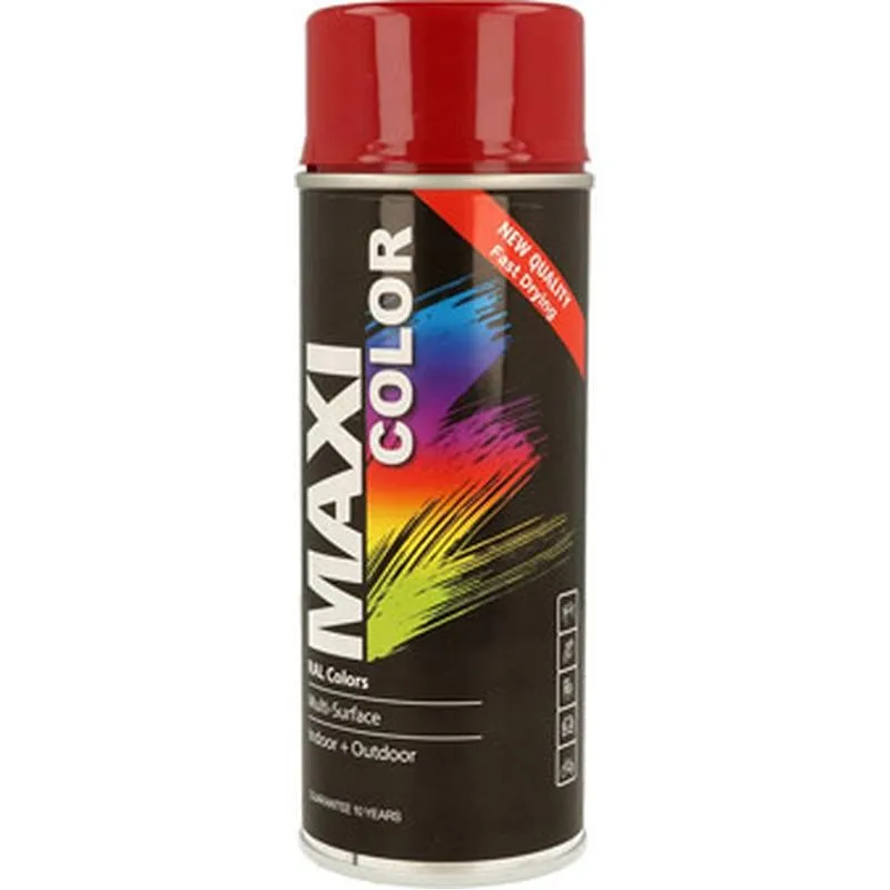 Compra PINTURA SPRAY MAXI COLOR BRILLO 400 ML RAL 3003 ROJO RUBI MOTIP MX3003 al mejor precio