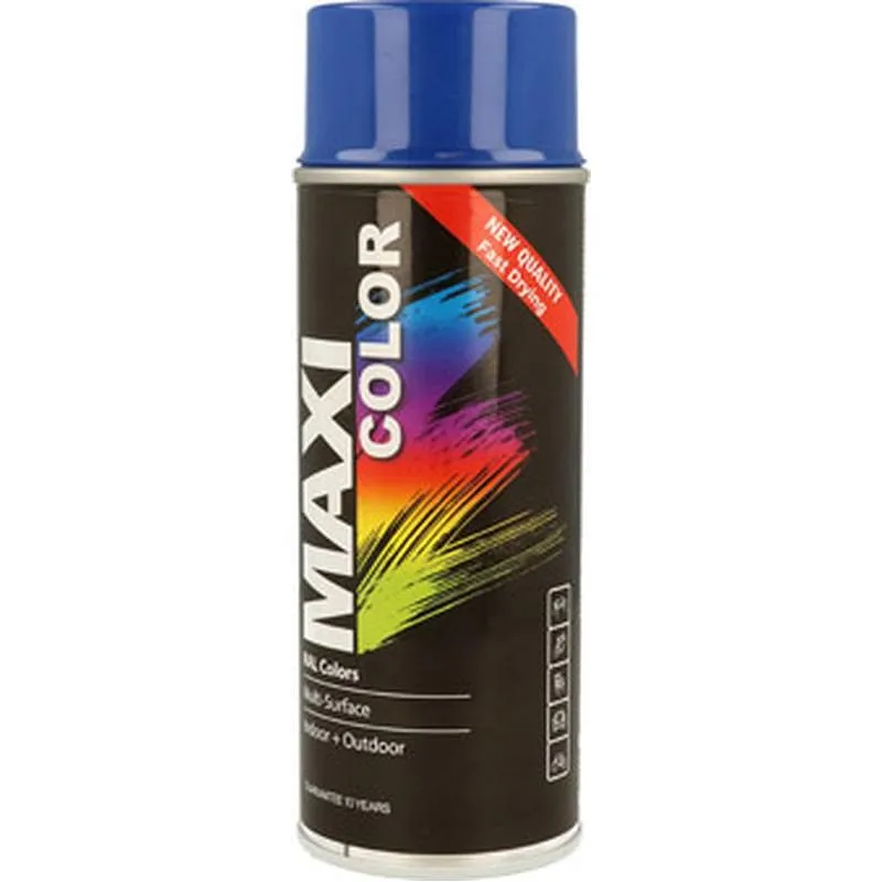 Compra PINTURA SPRAY MAXI COLOR BRILLO 400 ML RAL 5002 AZUL ULTRAMAR MOTIP MX5002 al mejor precio