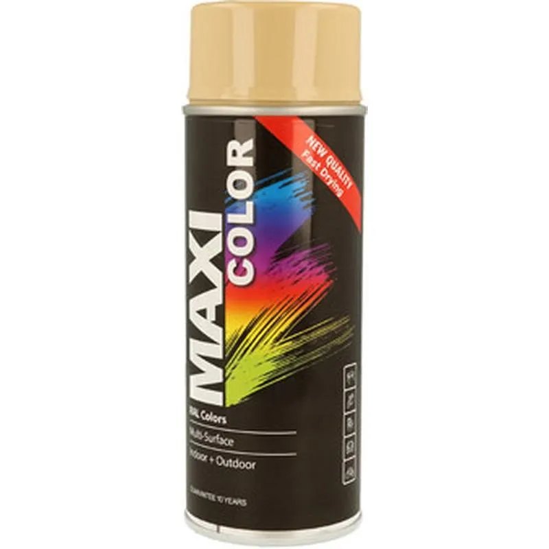 Compra PINTURA SPRAY MAXI COLOR BRILLO 400 ML RAL 1001 BEIGE MOTIP MX1001 al mejor precio