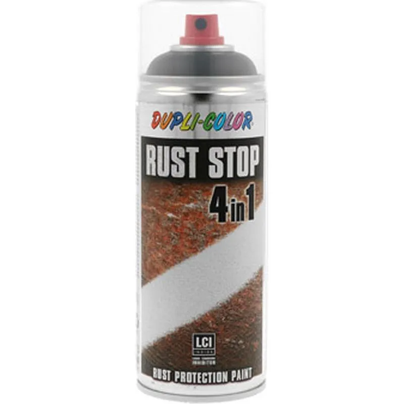 Compra PINTURA ANTIOXIDANTE SPRAY RUST STOP 400 ML RAL 9005 NEGRO MOTIP 868320 al mejor precio