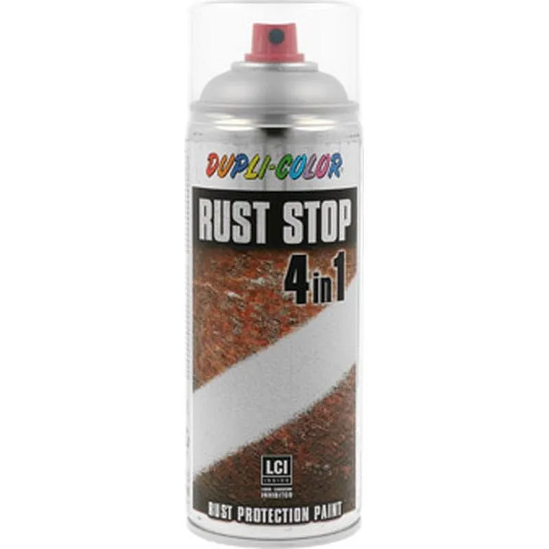 Compra PINTURA ANTIOXIDANTE SPRAY RUST STOP 400 ML RAL 9006 PLATA MOTIP 868344 al mejor precio