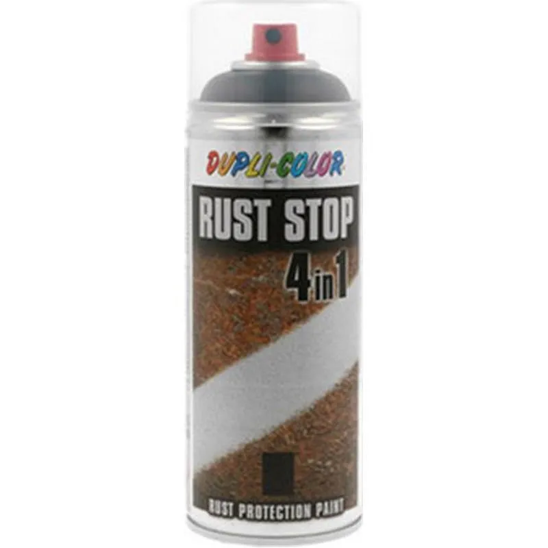 Compra PINTURA ANTIOXIDANTE SPRAY RUST STOP 400 ML FORJA PLATA MOTIP 868436 al mejor precio