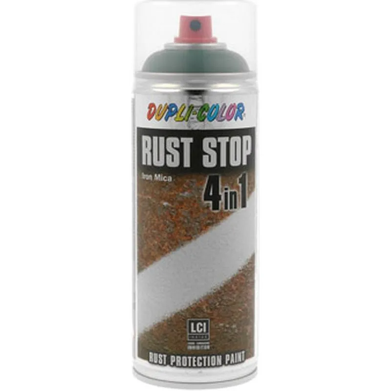 Compra PINTURA ANTIOXIDANTE SPRAY RUST STOP 400 ML FORJA VERDE MOTIP 868443 al mejor precio