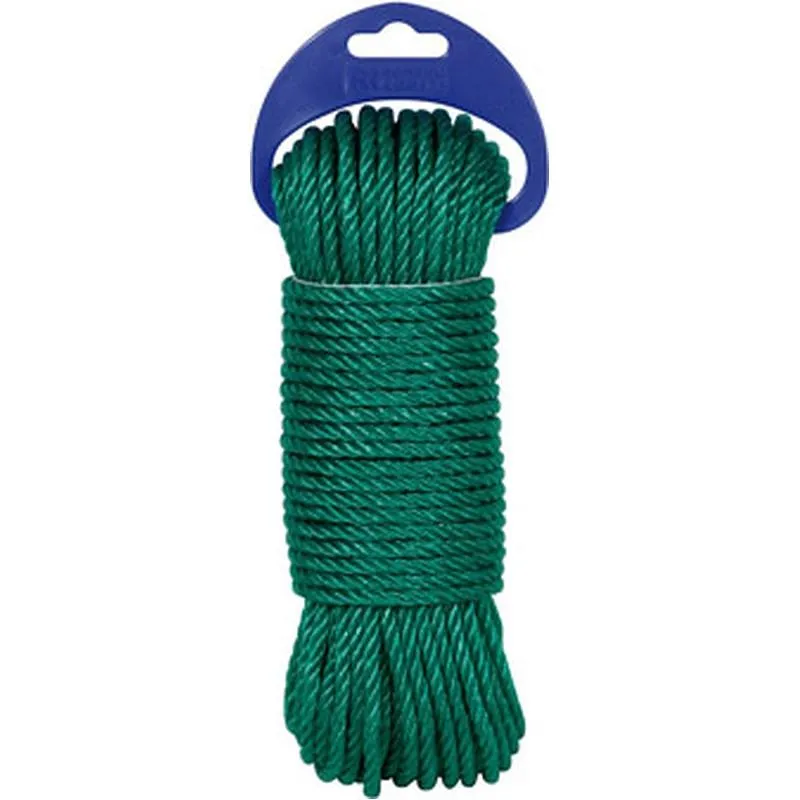 Compra CUERDA POLIETILENO CABLEADA 4 CABOS diametro 5 MM 15 MT VERDE ROMBULL 434309001711 al mejor precio