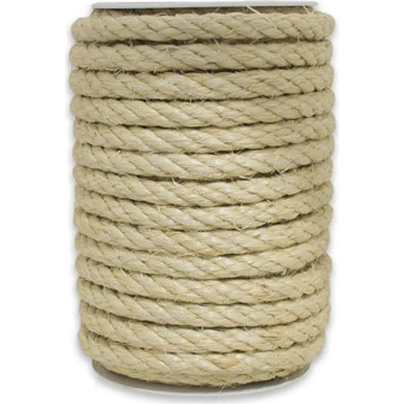 Compra CUERDA SISAL CABLEADA 4 CABOS diametro 8 MM15 MT BLANCO ROMBULL 437412001700 al mejor precio