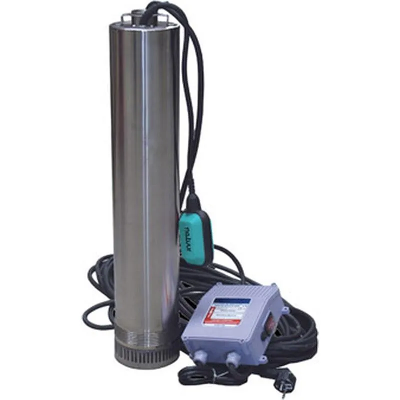 Compra BOMBA SUMERGIBLE POZO MULTITURBINA 750 W ALTURA MAX. 43 M NATUUR NT9717179 al mejor precio