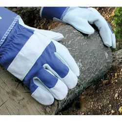 Compra Guante americano piel serraje vacuno y lona tuff talla 9 JUBA HG404B/9 al mejor precio