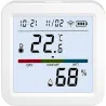 Compra SENSOR WIFI DE TEMPERATURA Y HUMEDAD ENERGEEKS CON PANTALLA SOBREMESA O PARED ENERGEEKS EG-STHW002 al mejor precio